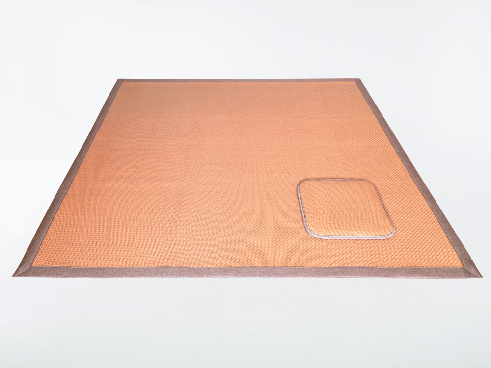 Cool and refreshing imitation rattan mat